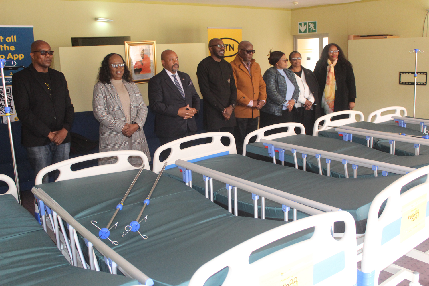 MTN Eswatini with Eswatini Hospice During 21 Days of Y’ello Care Campaign